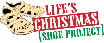 LIFE Outreach International 2016 Christmas Shoe Ornament logo