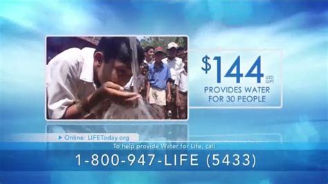 LIFE Outreach International TV commercial - Mission: Water For Life