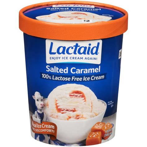 Lactaid Lactose-Free Salted Caramel Ice Cream logo