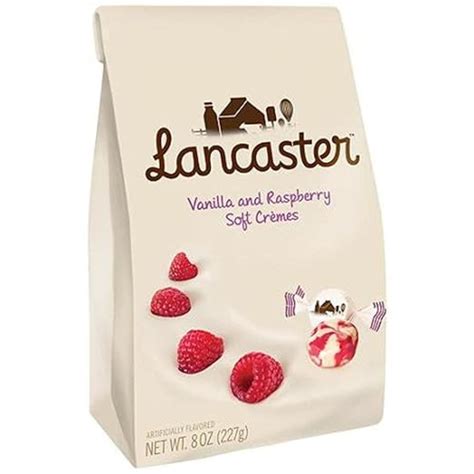 Lancaster Candy Vanilla and Raspberry Soft Cremes logo
