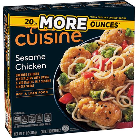 Lean Cuisine Savory Sesame Chicken & Vegetables logo