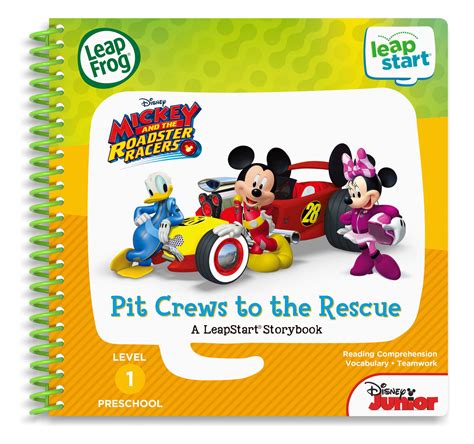 Leap Frog LeapStart 3D Mickey and the Roadster Racers Pit Crews to the Rescue logo