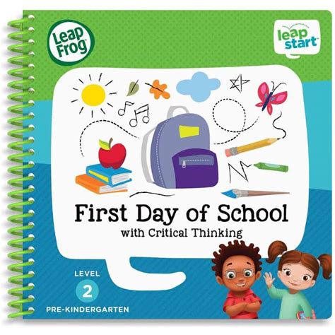 Leap Frog LeapStart First Day of School With Critical Thinking Activity Book logo