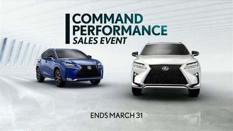 Lexus Command Performance Sales Event TV Spot, 'Exceptional Offers' [T2] created for Lexus