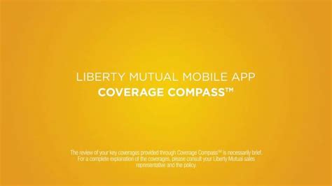 Liberty Mutual Mobile App TV Spot, 'Coverage Compass'
