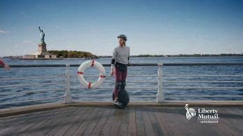 Liberty Mutual TV commercial - Electric Unicycle