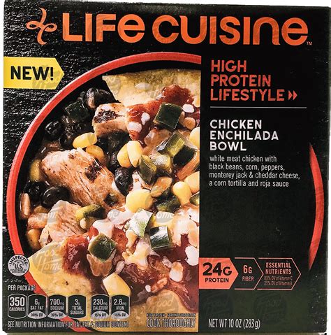 Life Cuisine High Protein Lifestyle Chicken Enchilada Bowl logo
