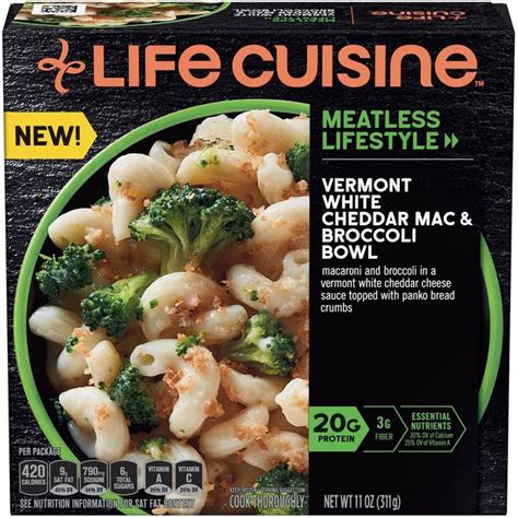 Life Cuisine Vermont White Cheddar Mac & Broccoli Bowl TV Spot, 'Feed Your Best Life: Meatless Life' created for Life Cuisine