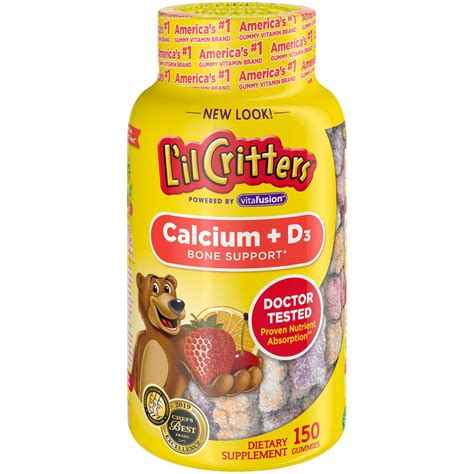 Lil Critters Gummy Vitamins Calcium logo