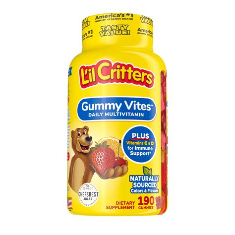 Lil Critters Gummy Vitamins Gummy Vites Immune Support logo