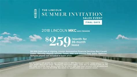 Lincoln Summer Invitation Sales Event TV Spot, 'New Mix' [T2] featuring Ben Collins