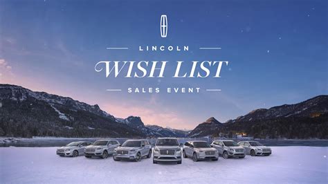 Lincoln Wish List Sales Event TV Spot, 'Shooting Star' created for Lincoln Motor Company