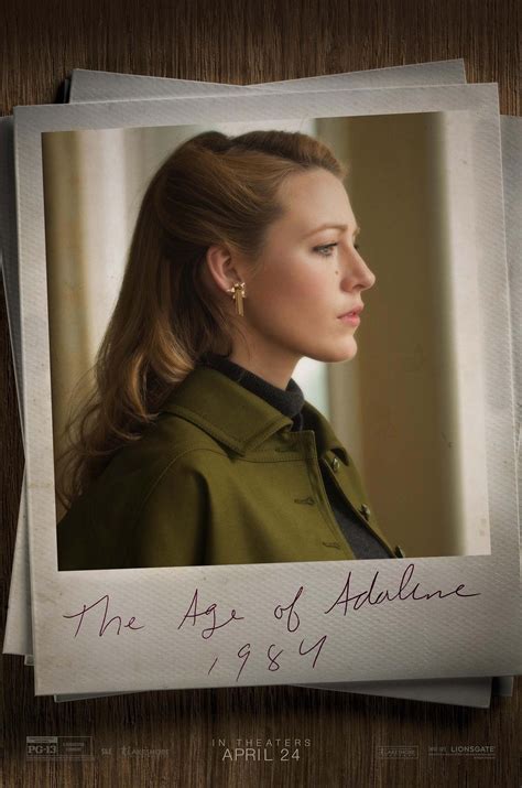 Lionsgate Films The Age of Adaline commercials