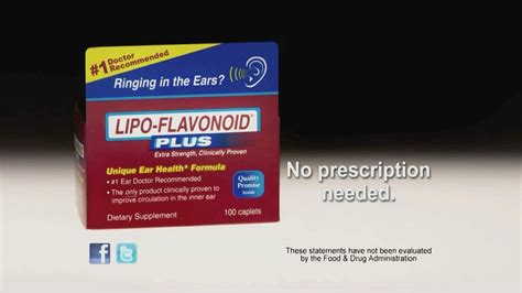 Lipo-Flavonoid TV Commercial For Ringing in the Ears Relief