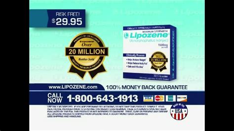 Lipozene TV Spot, '1 Million Bottles Sold' created for Lipozene