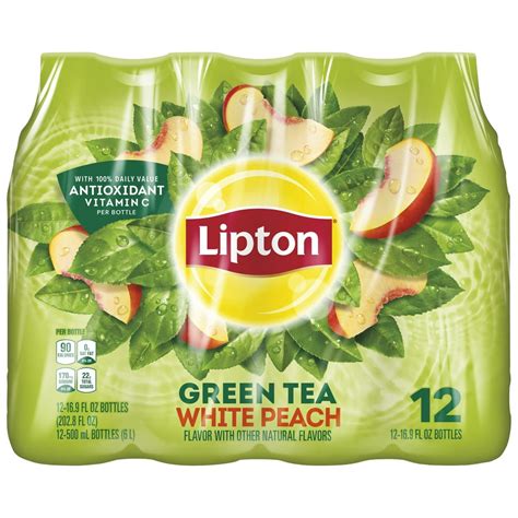 Lipton Green Tea White Peach logo