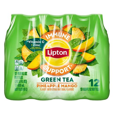 Lipton Immune Support Pineapple Mango Green Tea logo
