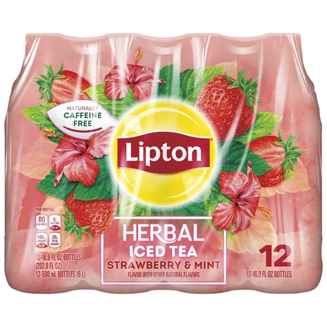 Lipton Strawberry Herbal Iced Tea logo