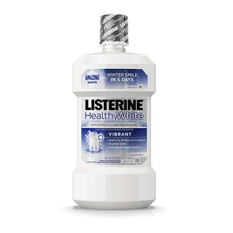 Listerine HealthyWhite Anticavity Mouthrinse commercials