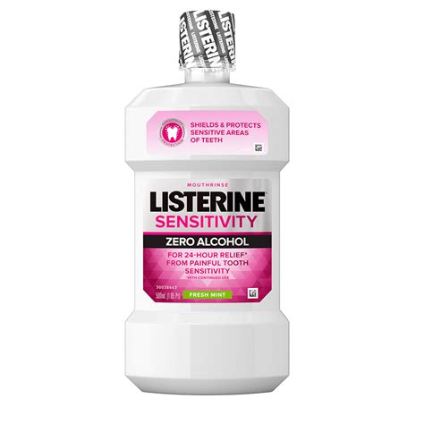 Listerine Sensitivity Zero Alcohol logo