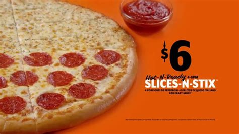 Little Caesars Pizza $6 Slices-N-Stix TV commercial - Saxotelephone