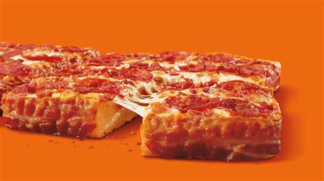 Little Caesars Pizza Bacon Wrapped Deep!Deep! Dish Pizza logo