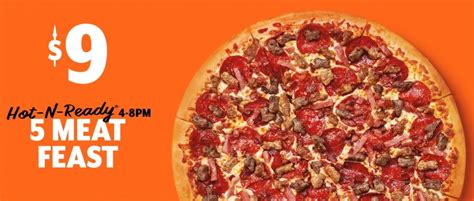 Little Caesars Pizza Hot-N-Ready 5-Meat Feast commercials