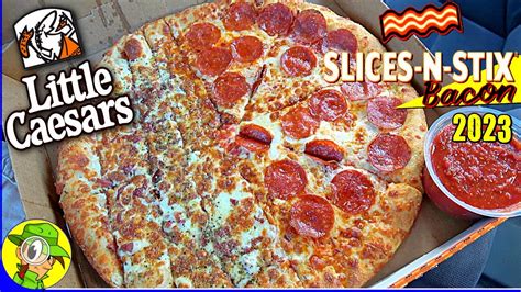 Little Caesars Pizza Slices-N-Stix Bacon