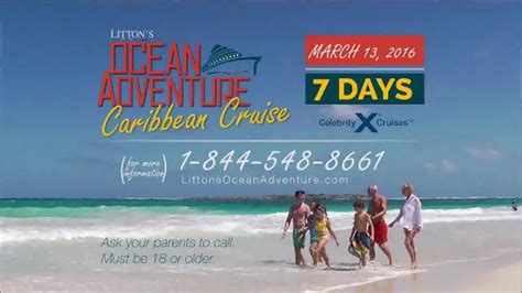 Littons Weekend Adventure Ocean Adventure Cruise TV commercial - Celebrity