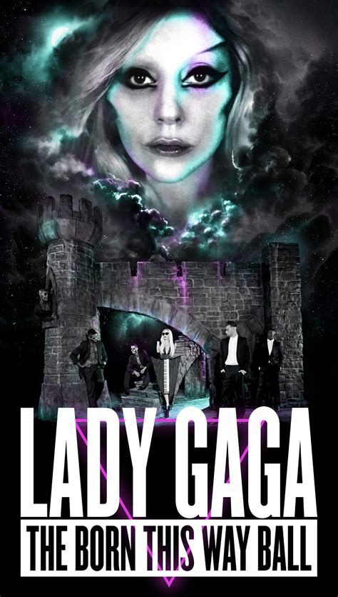 Live Nation Lady Gaga's Born This Way Ball logo