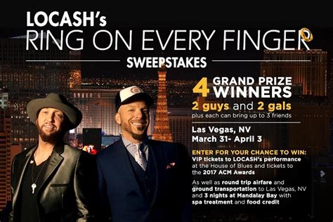 LoCash's Ring on Every Finger Sweepstakes TV Spot, 'Vegas Wedding'
