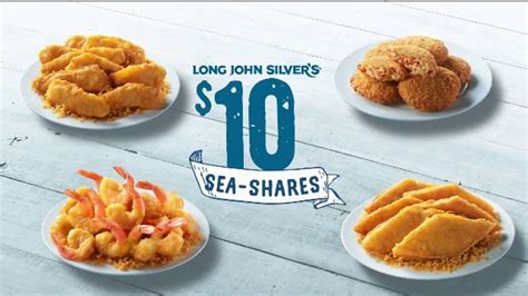 Long John Silver's $10 Sea-Shares logo