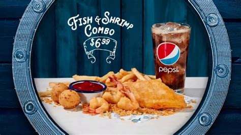 Long John Silvers Fish & Shrimp Combo TV commercial - Sail Past the Line: $6.99