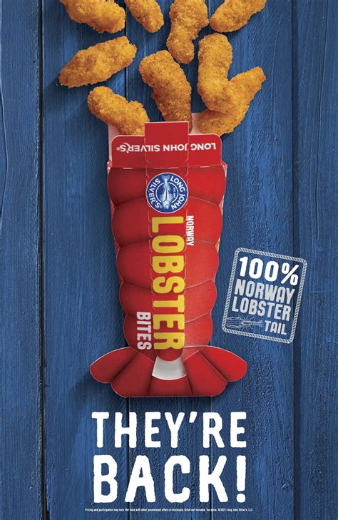 Long John Silver's Lobster Bites commercials