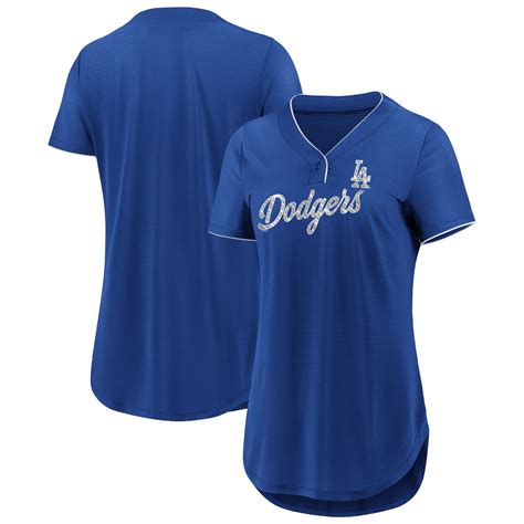 Los Angeles Dodgers Fanatics Branded Women's Core High Class Long Sleeve V-Neck T-Shirt