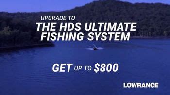 Lowrance HDS Live TV commercial - The Ultimate Fishing System: Up to $1000 Cash Back