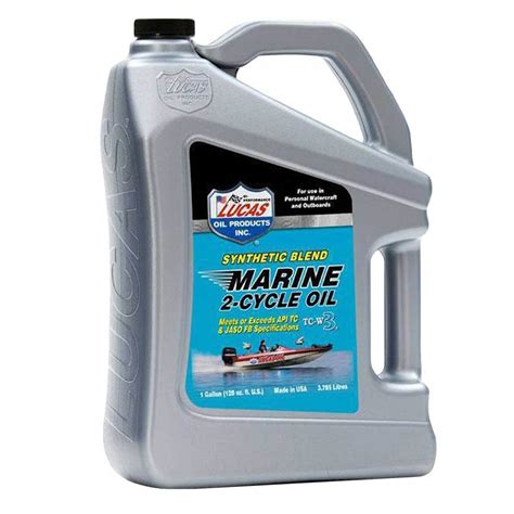 Lucas Marine Products Synthetic Blend Marine 2-Cycle Oil logo