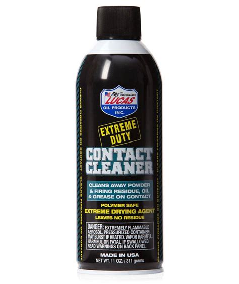 Lucas Oil Contact Cleaner logo