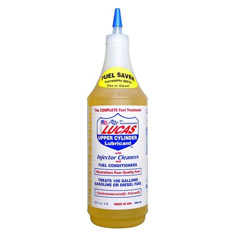 Lucas Oil Upper Cylinder Lubricant Fuel Treatment commercials