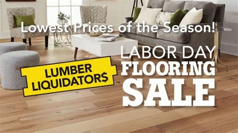 Lumber Liquidators Labor Day Flooring Sale TV commercial - Save up to 50%