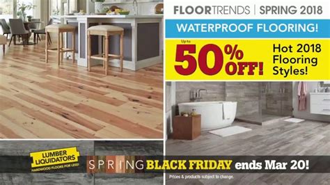 Lumber Liquidators Spring Black Friday Flooring Sale TV commercial - Up to 50% Off