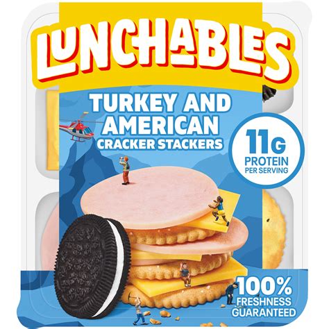 Lunchables Turkey and American Cracker Stackers