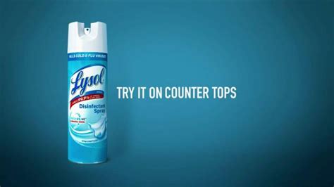 Lysol Disinfectant Spray TV commercial - Healthy Home