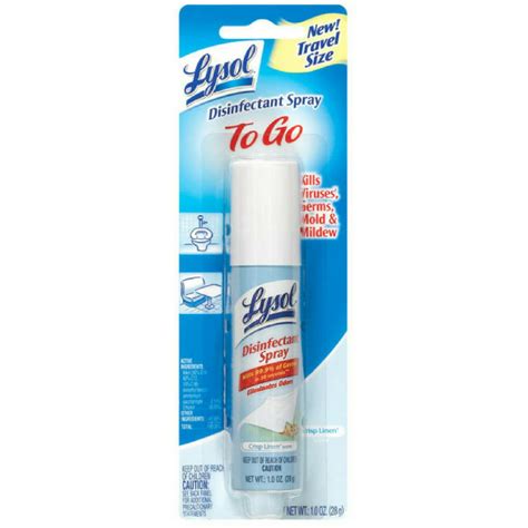 Lysol Disinfectant Spray To Go logo