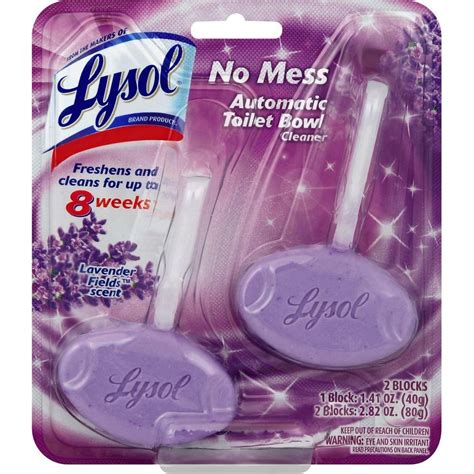 Lysol No Mess Automatic Toilet Bowl Cleaner Lavender Field commercials