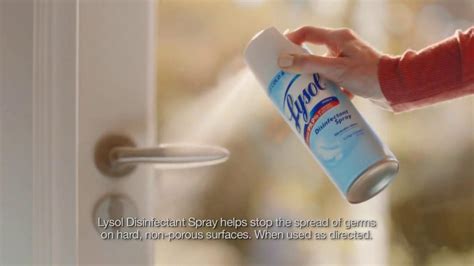 Lysol TV Spot, 'Pick Up Cold and Flu From Surfaces'