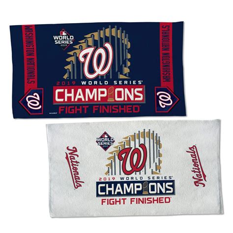 MLB Shop Washington Nationals WinCraft 2019 World Series Champions Locker Room Towel commercials