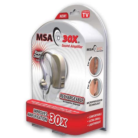 MSA 30X Sound Amplifier logo