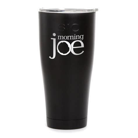 MSNBC Store Morning Joe Stainless Steel Slim Water Bottle