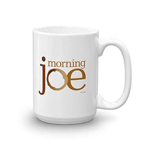 MSNBC Store Official Morning Joe Ceramic White Mug